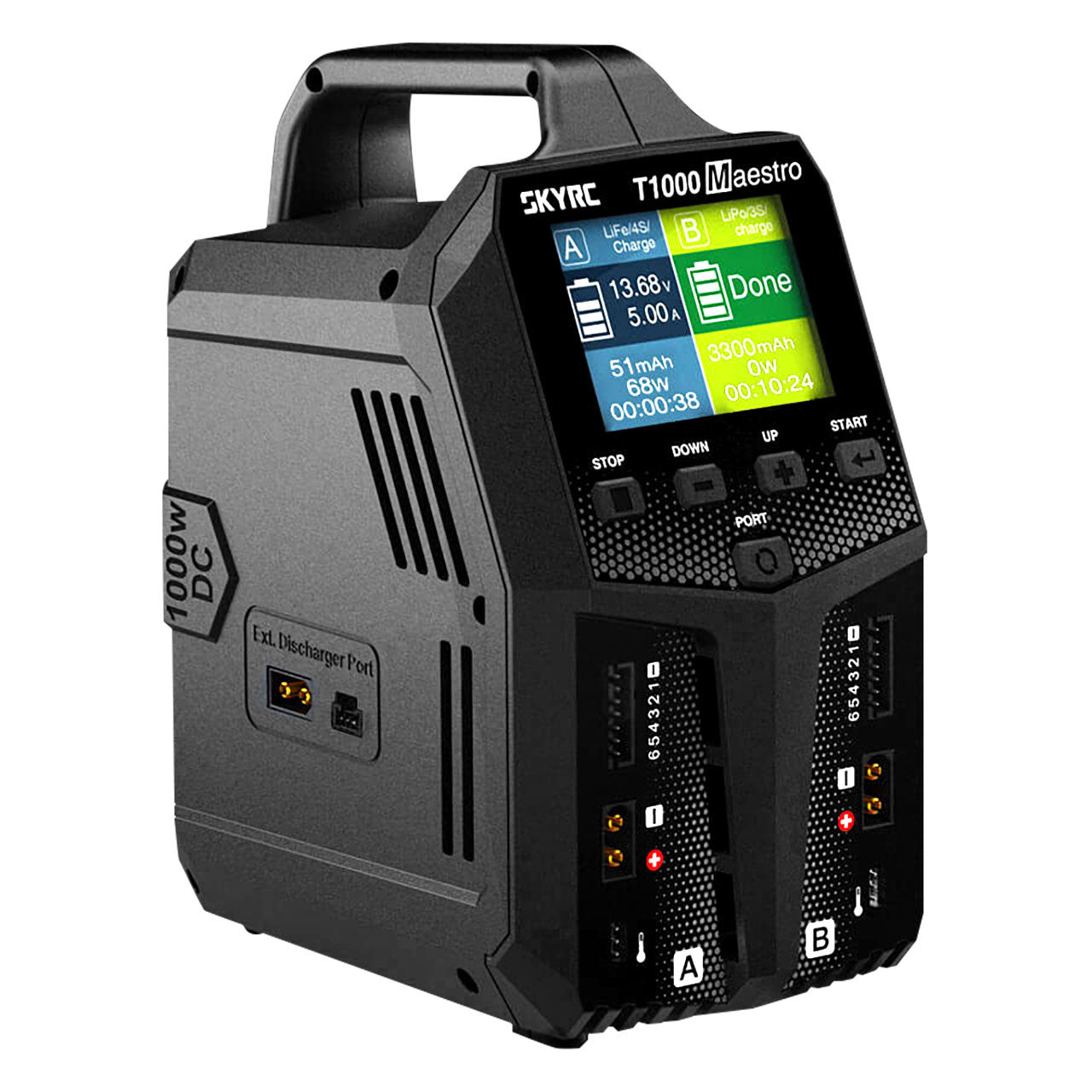 SkyRc Chargeur T1000 Duo 1-6S 450W AC/DC SK100182-01