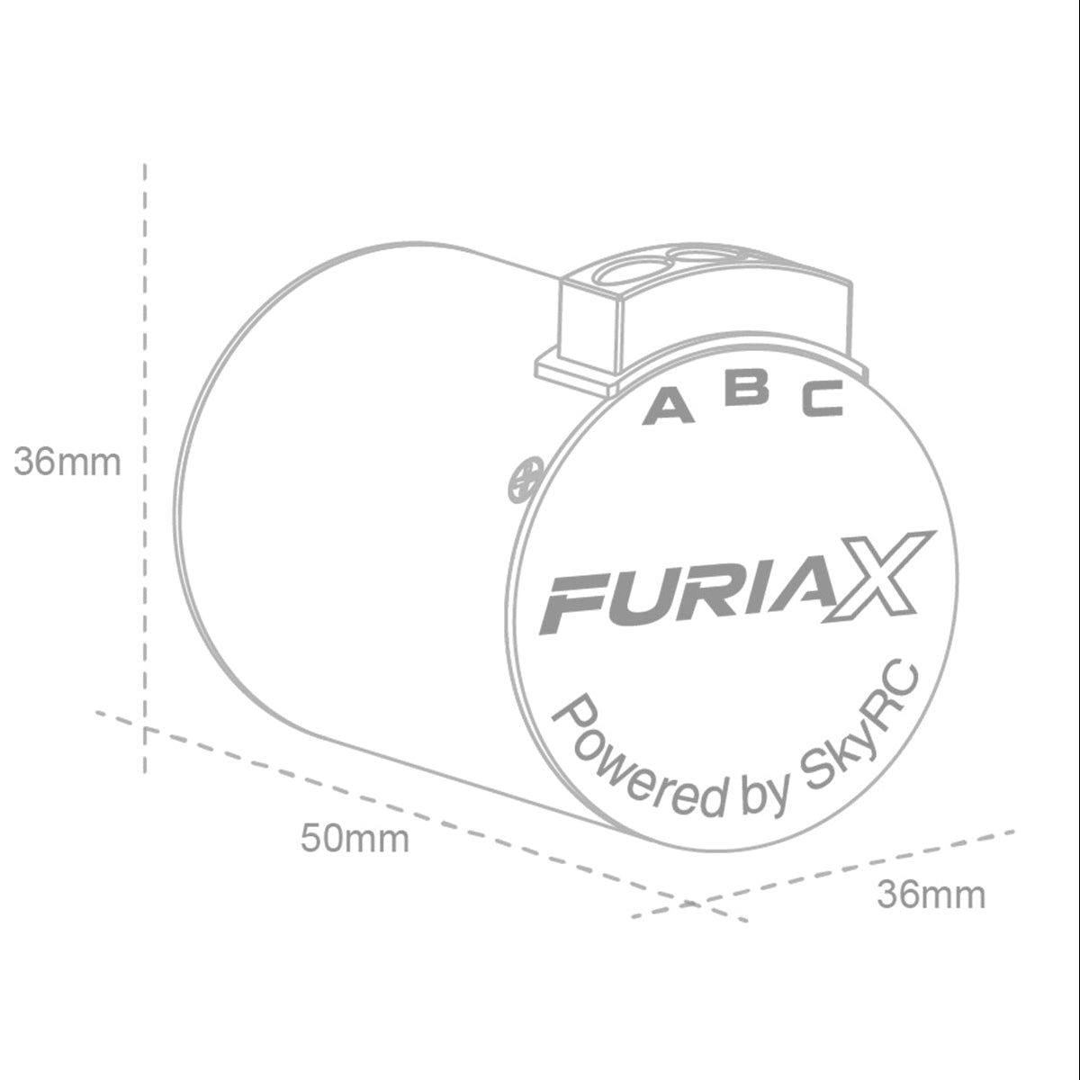 SkyRC Moteur FuriaX Supa 3650 Brushless SK400035