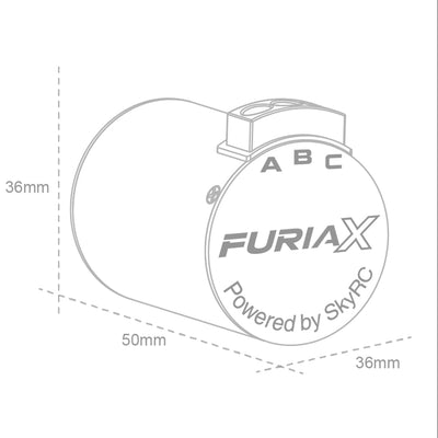 SkyRC Moteur FuriaX Supa 3650 Brushless SK400035