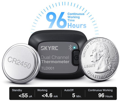 SkyRc Sonde température Thermologger DUO TLD001