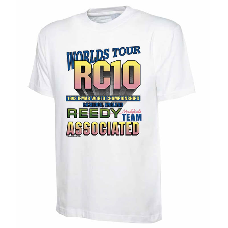 Team Associated Reedy T-Shirt Vintage RC10 Worlds Tour 1993 SP030