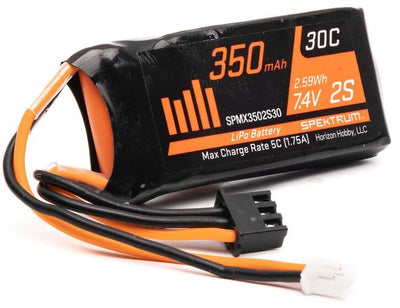 Spektrum Accu lipo 7.4v 350mah 30C PH2.0 SPMX3502S30