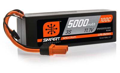 Spektrum Accu lipo Smart 11.1v 5000mah 100C IC5