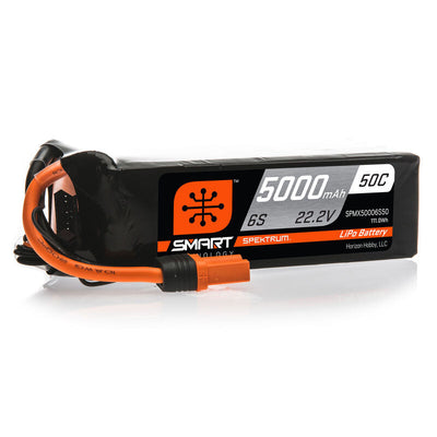 Spektrum Accu lipo Smart 22.2v 5000mah 50C IC5