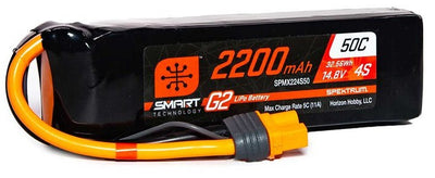 Spektrum Accu lipo Smart G2 4S 14.8v 2200mah 50C IC3