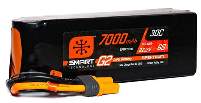 Spektrum Accu lipo Smart G2 6S 22.2v 7000mah 30C IC5
