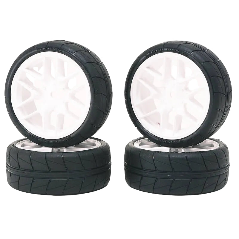 Conjunto de pneus Hankook 32 Shore + Jante de 12 raios (x4) SSF-D32AWPG
