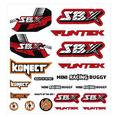 Funtek Planche stickers carrosserie SBX