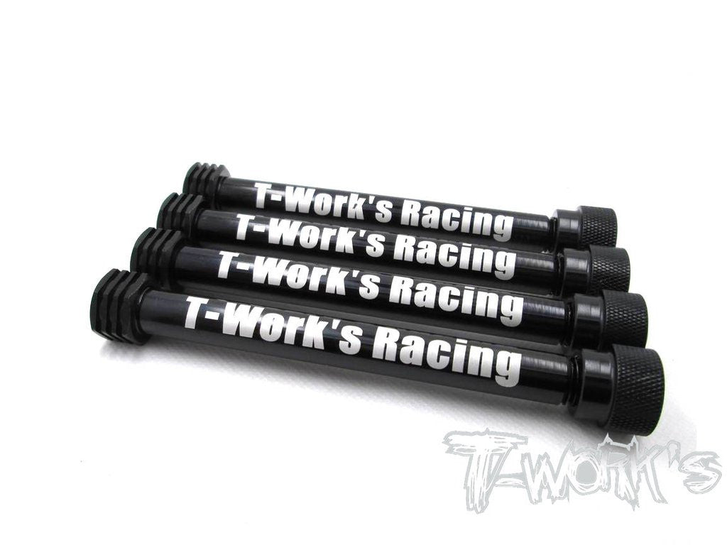 T-works Axe de Rangements Pour Pneus 1/8 TT (x4) TO-055