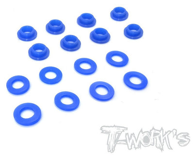 T-Work's Bague d'Amortisseur Téflon (16 pcs) MBX8 TO-201-MBX