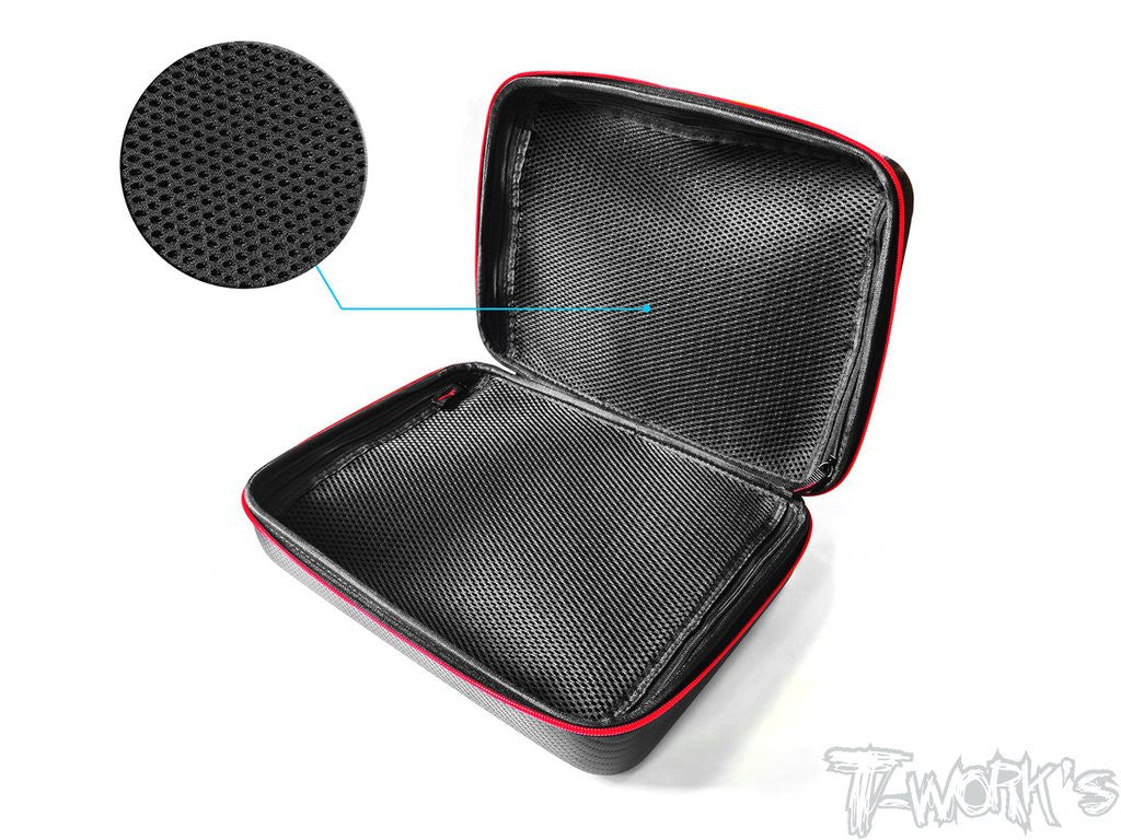 T-Work's Boite à Outils "Hardcase" Carbone (L) TT-075-C