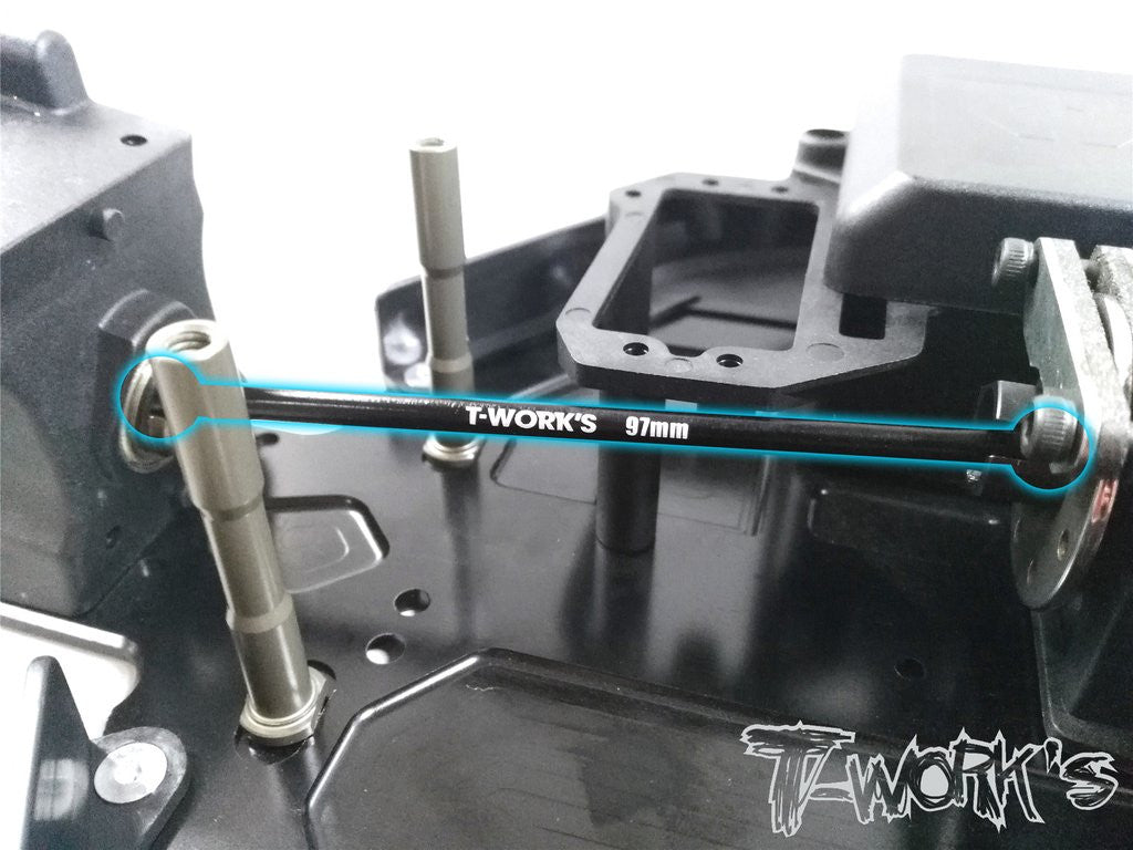 T-works Cardans Centraux Avant & Arrière Alu HB (x2) D817 TO223D817