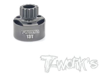 T-Work's Cloche d'Embrayage LightWeight Longue 13 Dents TG-065-13