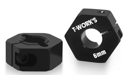 T-Work's Hexagone Alu 6mm (x2) B6 B7 B74 TE-244-F-6