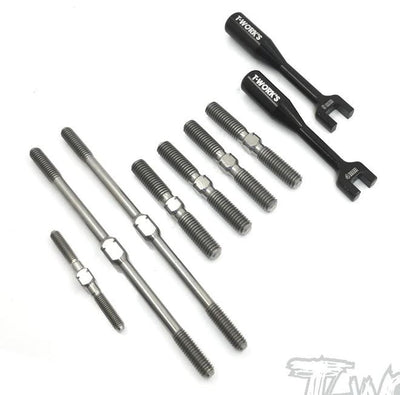 T-Work's Kit biellette à pas inversé (9Pcs) MP10-T TB-188