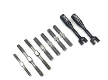T-Work's Titanium Link Kit + MP10 Keys (x2) TB-177