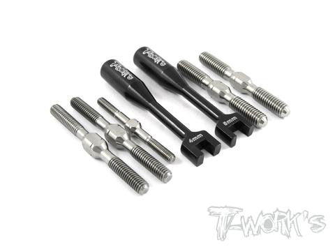 T-Work's Kit de Biellettes en Titane avec Clée TB084