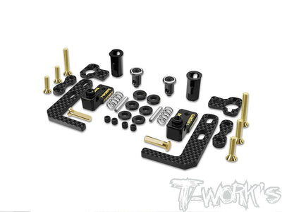 T-Work's Kit Fixation Batterie Rapide Laiton Xray X4 TE-257-X4-B