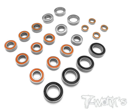 T-Work's Kit roulements 22pcs HB E819 RS BBS-E819RS