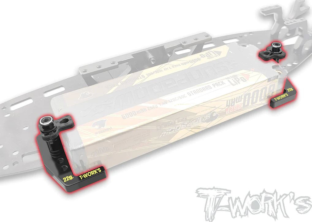 T-Work's Kit Support de batterie avec lest A800R TE-257-A800-B