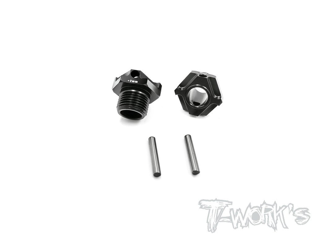 T-Work's Moyeu de Roue Light Weight Alu +1mm MBX-8 (x2) TO-245-M1