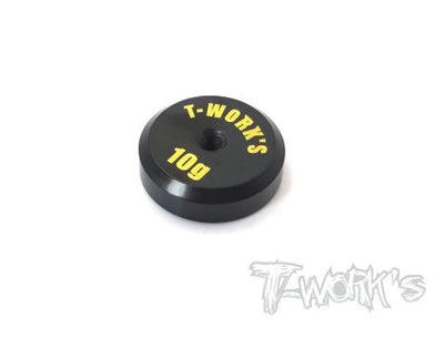 T-Work's Poids d’équilibrage Noir "LCG" 10gr (x1) TA-067L