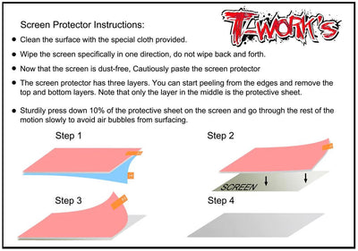 T-Work's Protection Ecran Futaba 3PV TA-085-T3PV