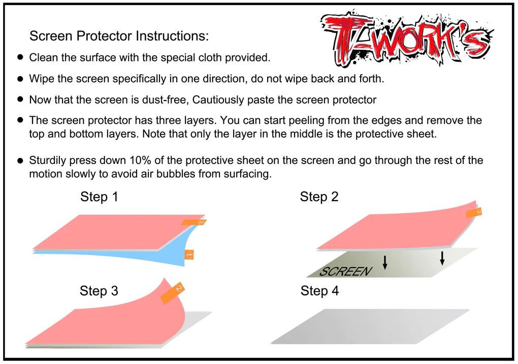 T-Work's Protection Ecran Futaba 3PV TA-085-T3PV