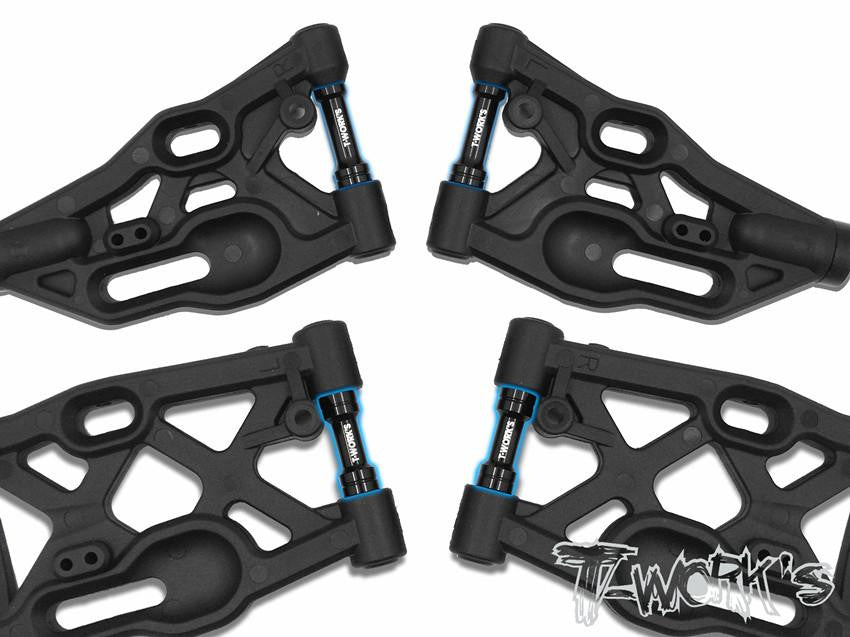 T-Work's Renfort Axe de Triangle Avant et Arrière (x4)  RC8 B3.1 TO-197-R