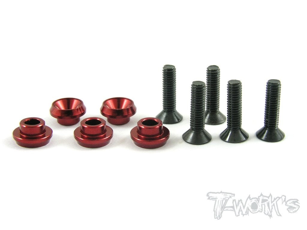 T-Work's Rondelles Alu de Servo Sanwa, Futaba TA032