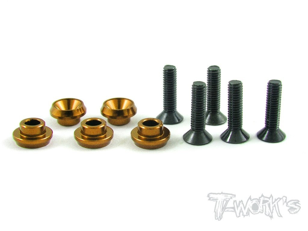 T-Work's Rondelles Alu de Servo Sanwa, Futaba TA032