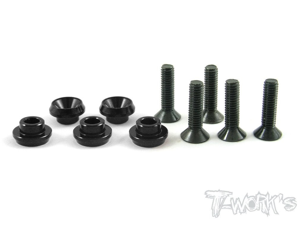 T-Work's Rondelles Alu de Servo Sanwa, Futaba TA032