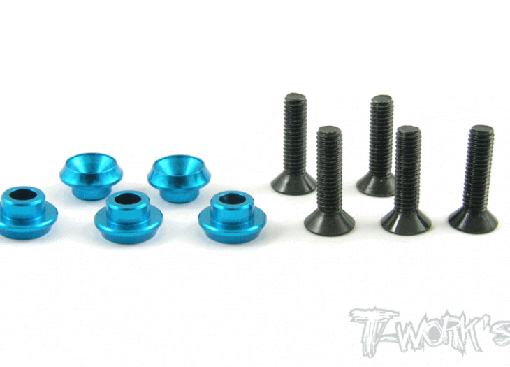 T-Work's Rondelles Alu de Servo Sanwa, Futaba TA032