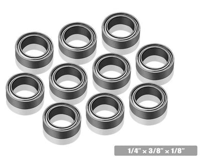 T-Work's Roulements 1/4x3/8x1/8 (x10) BB-143818-10