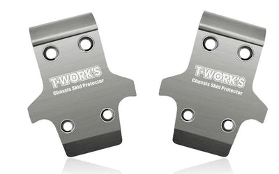 T-Work's Sabot de Protection Avant Châssis Inox (x2) Agama N1 TO-235-N1