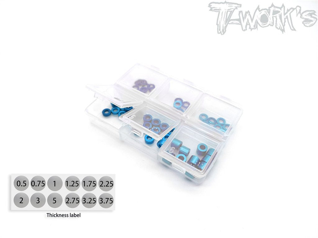 T-Work's Set A de Bagues Alu M3 (6x10) TA-140