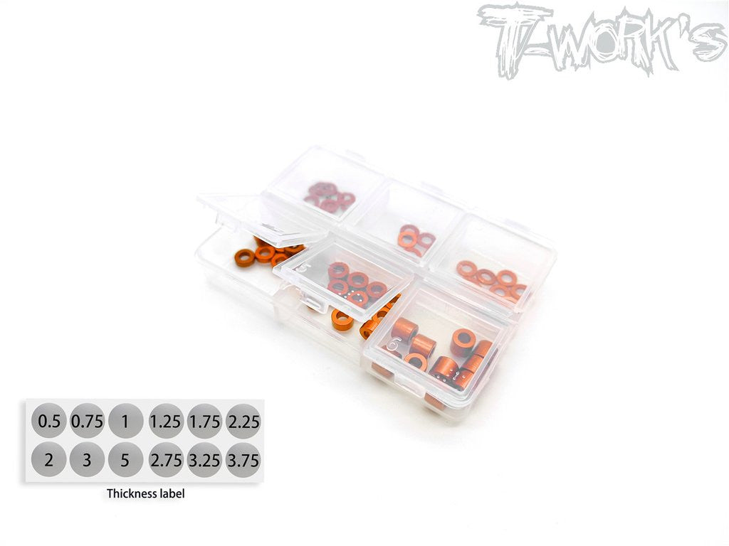 T-Work's Set A de Bagues Alu M3 (6x10) TA-140