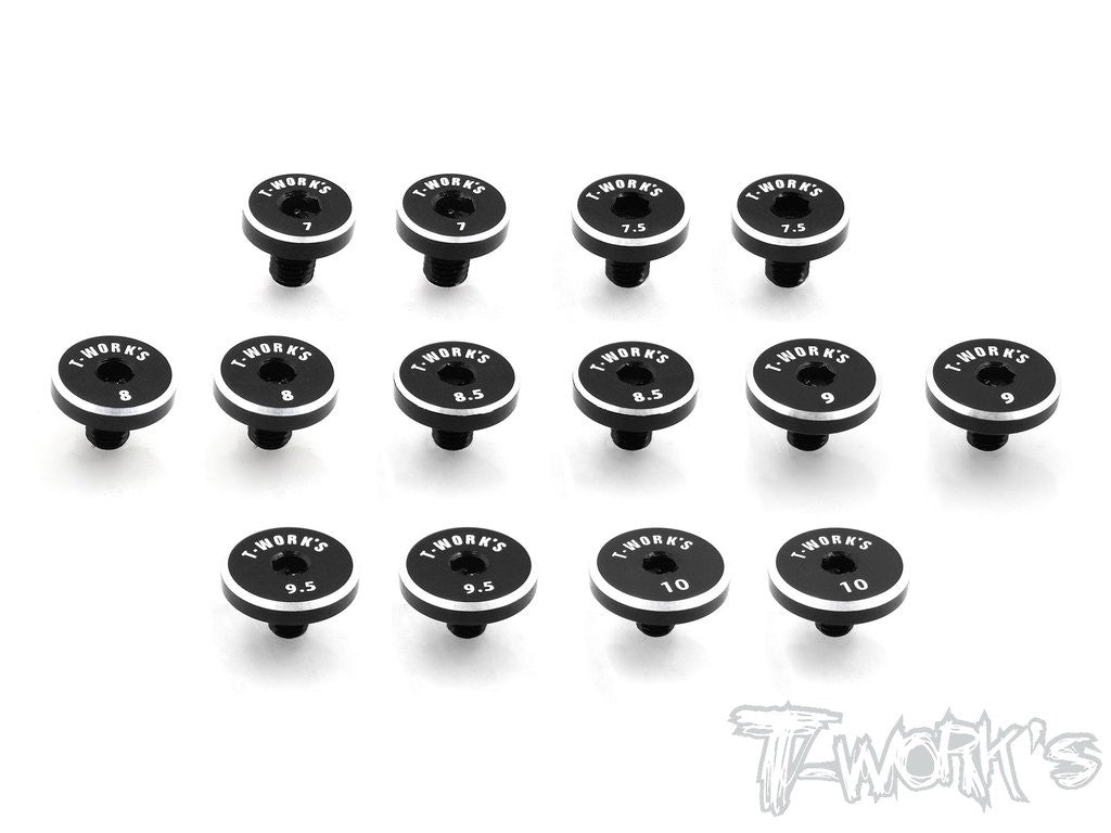 T-Work's Soucoupes de Débattement de Direction Yokomo BD7/8 TE-162