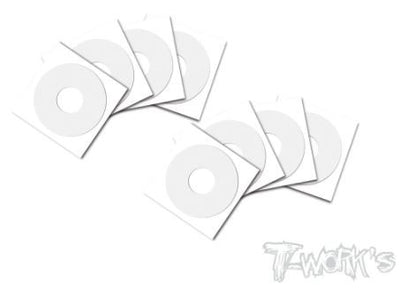 T-Work's Stickers Blanc Jantes Buggy 1/8 (x8) TS-056W