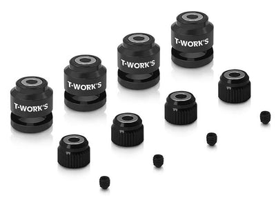 T-Work's Support magnétique pour perçage de carrosserie Noir TT-028-BK