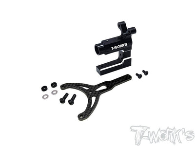 T-Work's Support Moteur Complet Alu Tamiya TC-01 TE-TC01-Q