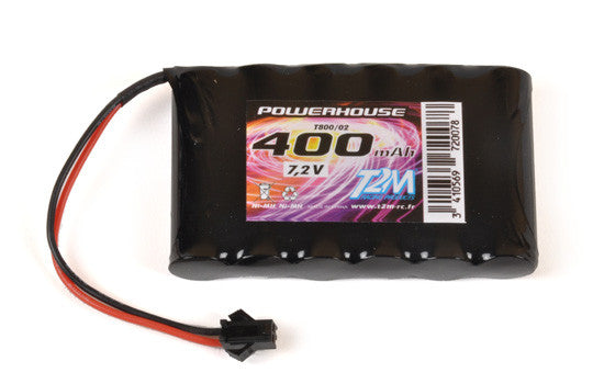T2M Batterie 400mah 7.2V pour Pelleteuse T800/02