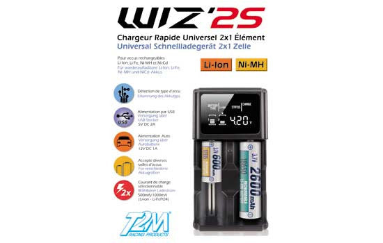 T2M Chargeur rapide universel  Wiz 2S T1247