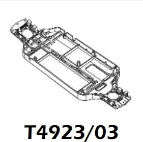 T2m Kit amortisseur AV/AR (paire) T4923/01B