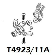 T2m Paire de jantes/pneus AV/AR T4923/09A