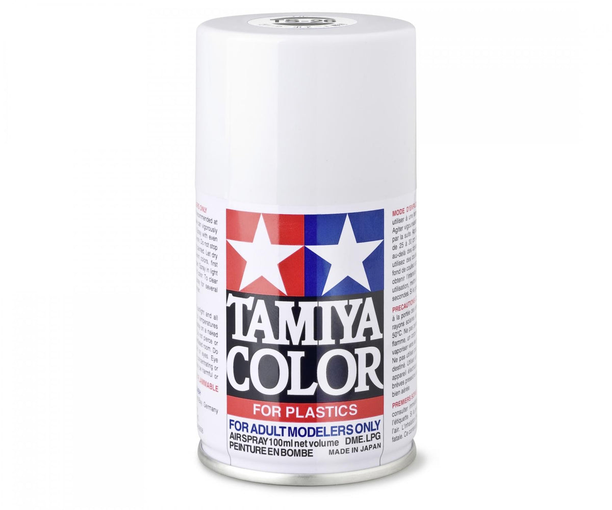 TAMIYA - Peinture Acrylique - TS26 Blanc Pur Brillant - 85026