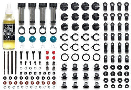 Tamiya Amortisseurs Aluminium CC-02 (x4) 54991
