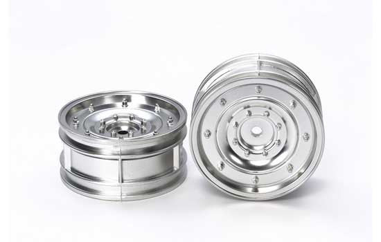 HPI Jantes 26mm déport +2 argent mat (x2) 54737