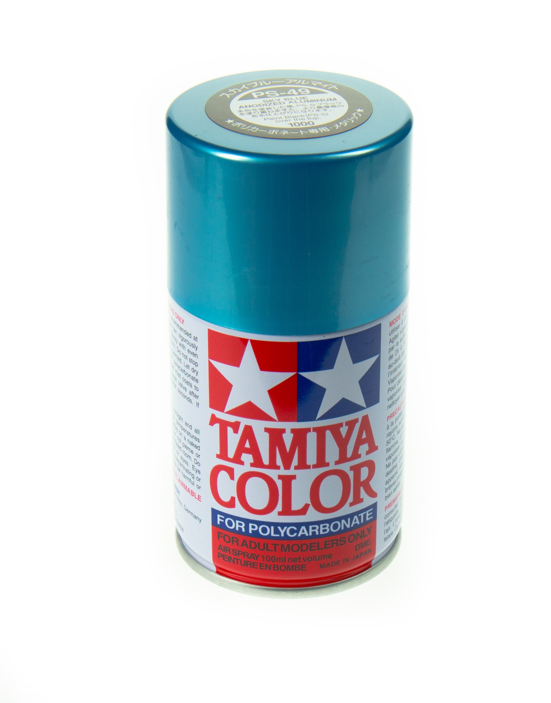 TAMIYA Peinture Lexan PS-49 Bleu métal 86049