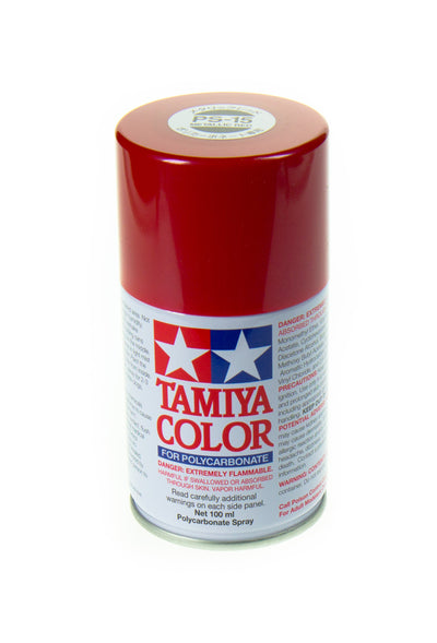 TAMIYA Peinture Lexan PS-15 Rouge Metallisé 86015